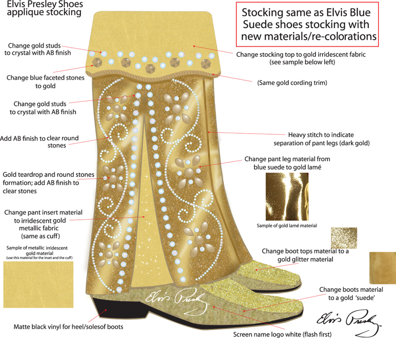 Elvis Gold Stocking Tech